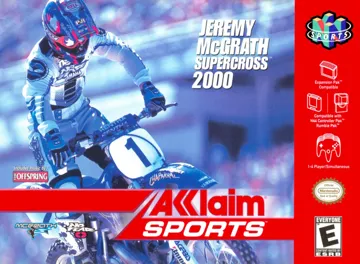 Jeremy McGrath Supercross 2000 (USA) box cover front